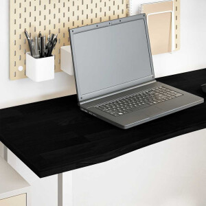 vidaXL Bureaublad rechthoekig 140x60x2,5 cm eikenhout donkerbruin