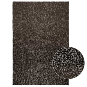 vidaXL Vloerkleed ZIZUR binnen en buiten 120x170cm jute look antraciet