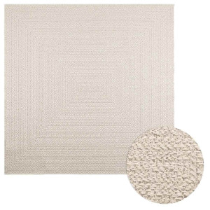 vidaXL Vloerkleed ZIZUR room binnen en buiten 200x200 cm jute look