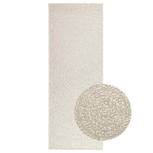 vidaXL Vloerkleed ZIZUR room binnen en buiten 80x200 cm jute look