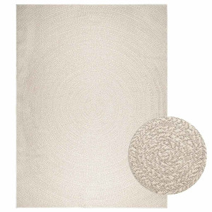 vidaXL Vloerkleed ZIZUR room binnen en buiten 240x340 cm jute look