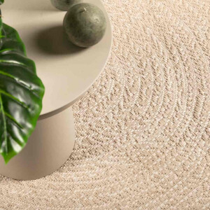 vidaXL Vloerkleed ZIZUR beige binnen en buiten 80x150 cm jute look