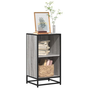 vidaXL Boekenkast 40x35x76 cm bewerkt hout grijs sonoma eikenkleurig