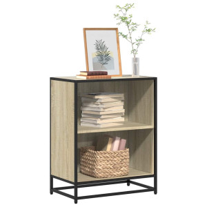 vidaXL Boekenkast 60x35x76 cm bewerkt hout sonoma eikenkleurig