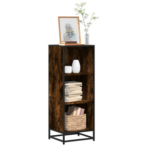 vidaXL Boekenkast 40x35x107,5 cm bewerkt hout gerookt eikenkleurig