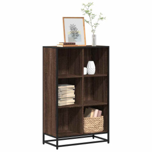 vidaXL Boekenkast 65,5x33x107,5 cm bewerkt hout bruin eikenkleur