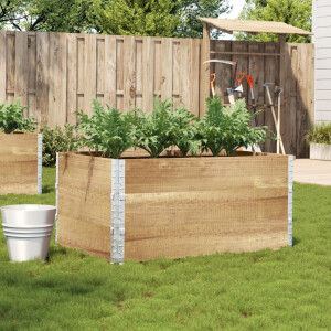 vidaXL Plantenbak 120x80 cm massief grenenhout