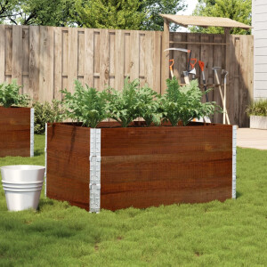 vidaXL Plantenbak 120x80 cm massief grenenhout bruin