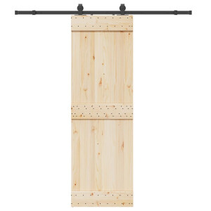 vidaXL Doos met onderdelen voor schuifdeur 200 cm staal zwart