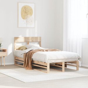 vidaXL Bedframe zonder matras massief grenenhout 90x200 cm