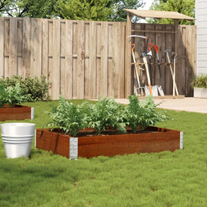 vidaXL Plantenbak 120x80 cm massief grenenhout bruin