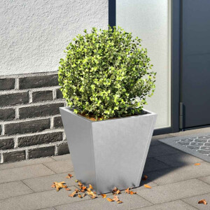 vidaXL Plantenbak 30x30x30 cm gegalvaniseerd staal