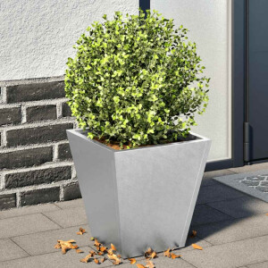 vidaXL Plantenbakken 2 st 30x30x30 cm gegalvaniseerd staal