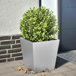 vidaXL Plantenbank 40x40x40 cm gegalvaniseerd staal
