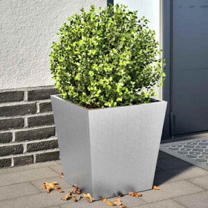 vidaXL Plantenbakken 2 st 40x40x40 cm gegalvaniseerd staal