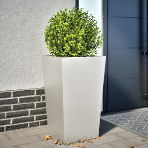 vidaXL Plantenbak 45x45x75 cm roestvrij staal
