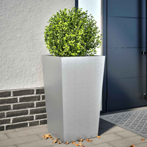 vidaXL Plantenbak 45x45x75 cm gegalvaniseerd staal