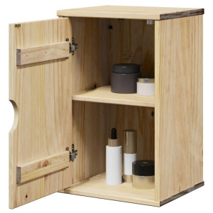 vidaXL Badkamerwandkast OTTA 35x30x55 cm massief grenenhout