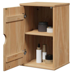 vidaXL Badkamerwandkast OTTA 35x30x55 cm massief grenenhout