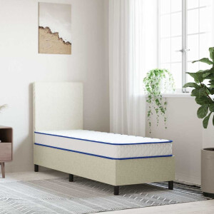 vidaXL Traagschuimmatras 70x200x17 cm Zacht wit