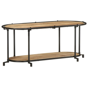 vidaXL Tv-meubel 100x42x40 cm massief ruw mangohout