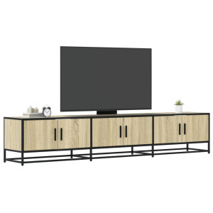 vidaXL Tv-meubel 210x35x41 cm bewerkt hout sonoma eikenkleurig