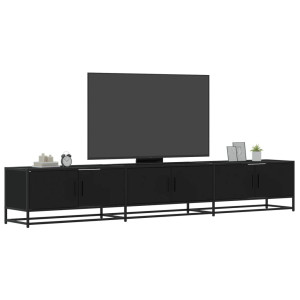 vidaXL Tv-meubel 240x35x41 cm bewerkt hout zwart