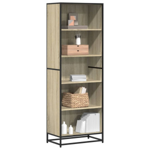 vidaXL Boekenkast 60x35x170,5 cm bewerkt hout sonoma eikenkleurig