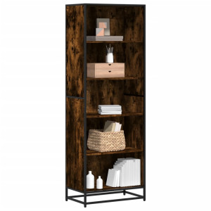 vidaXL Boekenkast 60x35x170,5 cm bewerkt hout gerookt eikenkleurig