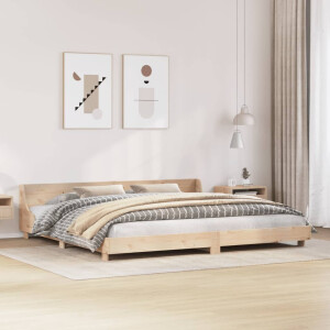 vidaXL Bedframe zonder matras massief grenenhout 200x200 cm