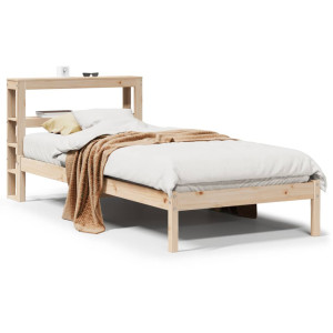 vidaXL Bedframe zonder matras massief grenenhout 75x190 cm