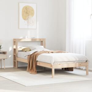 vidaXL Bedframe zonder matras massief grenenhout 90x200 cm