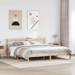 vidaXL Bedframe zonder matras massief grenenhout 180x200 cm