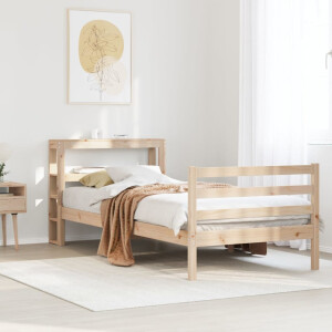 vidaXL Bedframe zonder matras massief grenenhout 90x200 cm
