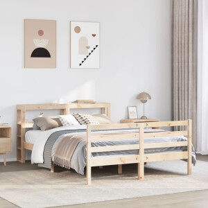 vidaXL Bedframe zonder matras massief grenenhout 120x200 cm