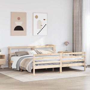 vidaXL Bedframe zonder matras massief grenenhout 180x200 cm