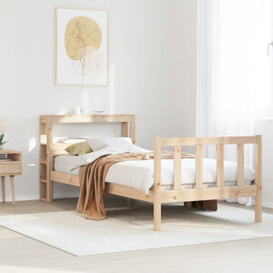 vidaXL Bedframe zonder matras massief grenenhout 90x190 cm