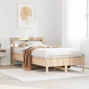 vidaXL Bedframe zonder matras massief grenenhout 120x190 cm