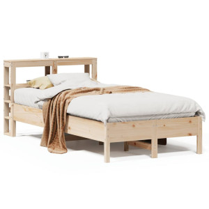 vidaXL Bedframe zonder matras massief grenenhout 75x190 cm