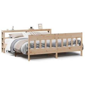 vidaXL Bedframe zonder matras massief grenenhout 180x200 cm