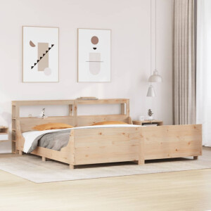 vidaXL Bedframe zonder matras massief grenenhout 180x200 cm