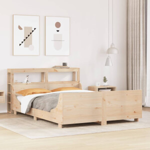 vidaXL Bedframe zonder matras massief grenenhout 140x200 cm