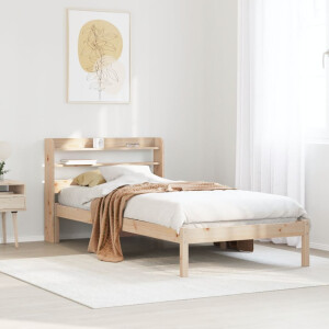 vidaXL Bedframe zonder matras massief grenenhout 90x200 cm
