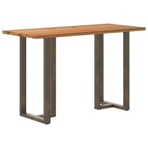 vidaXL Bartafel rechthoekig 180x80x102 cm massief eikenhout lichtbruin