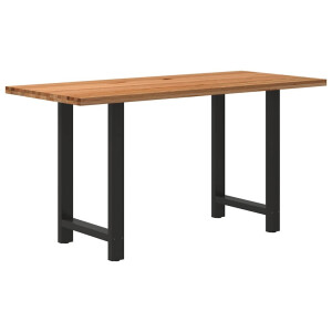 vidaXL Bartafel rechthoekig 180x80x92 cm massief eikenhout lichtbruin