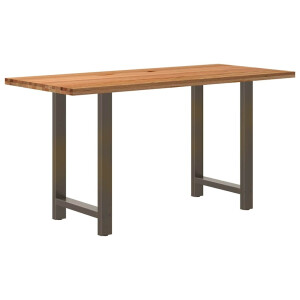 vidaXL Bartafel rechthoekig 180x80x92 cm massief eikenhout lichtbruin