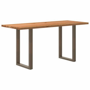 vidaXL Bartafel rechthoekig 200x80x92 cm massief eikenhout lichtbruin