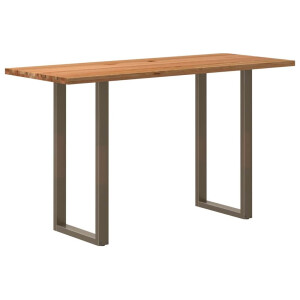 vidaXL Bartafel rechthoekig 200x80x112 cm massief eikenhout lichtbruin