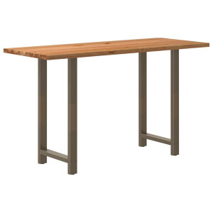 vidaXL Bartafel rechthoekig 200x80x112 cm massief eikenhout lichtbruin