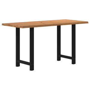 vidaXL Bartafel rechthoekig 180x80x92 cm massief eikenhout lichtbruin